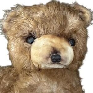 Vintage 1960s Kamar 19" plush teddy bear Made in Japan